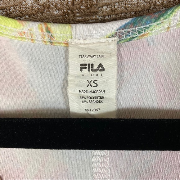 Fila- Colorful Racerback Workout Tank- Sz. XS - Picture 3 of 5